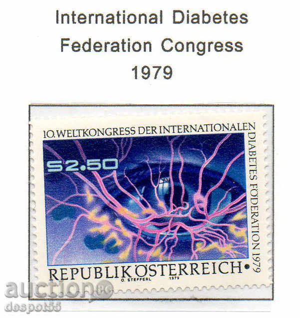 1979. Austria.International Federation of Diabetics. Congress