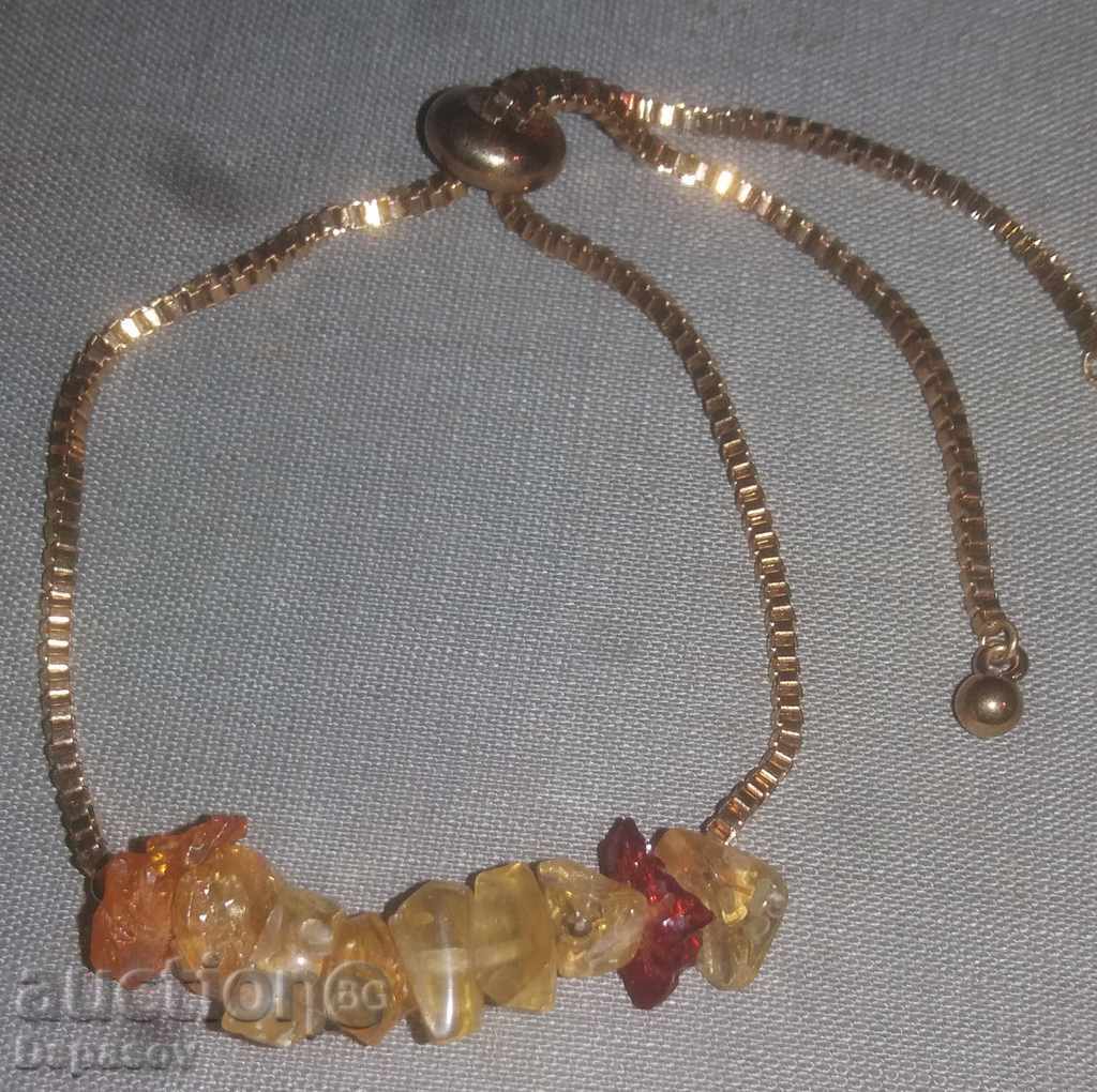 Bracelet with Amber Amber