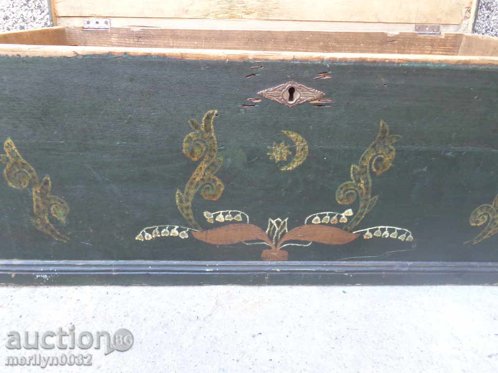 Comodă otomană scrisă, șezlong, comodă, lemn, noptieră - 7