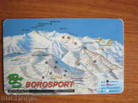 Cartela de telefon. Borovets. Borosport