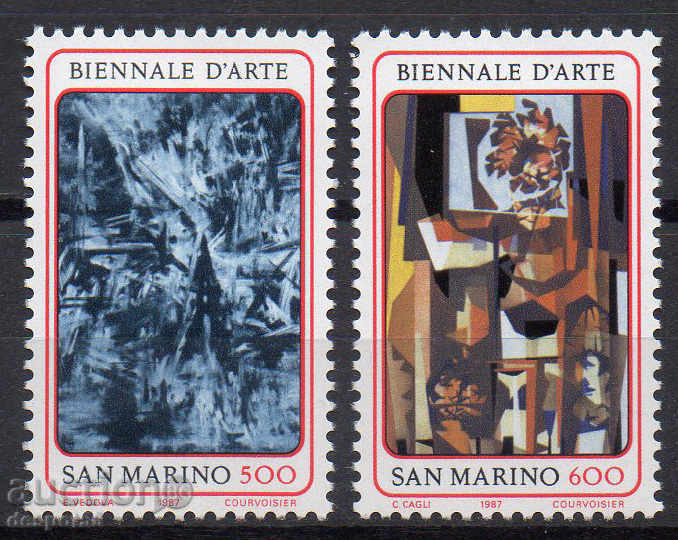 1987. Сан Марино. 7-мо Национално биенале на изкуството.