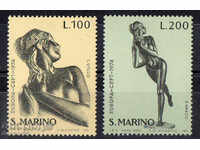 1974. Сан Марино. Европа. Скулптура на Е. Греко.