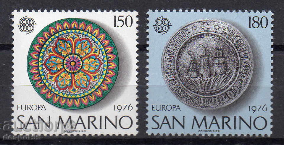 1976 Σαν Μαρίνο. Ευρώπη. χειροτεχνία folk.