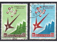 1958 San Marino. Expoziția mondială de la Bruxelles.