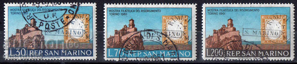 1961 San Marino. Expoziția Filatelică, Torino.