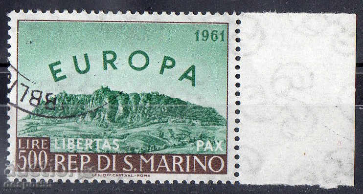 1961 Σαν Μαρίνο. Ευρώπη.