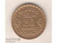 + Maroc 20 franci AH 1371
