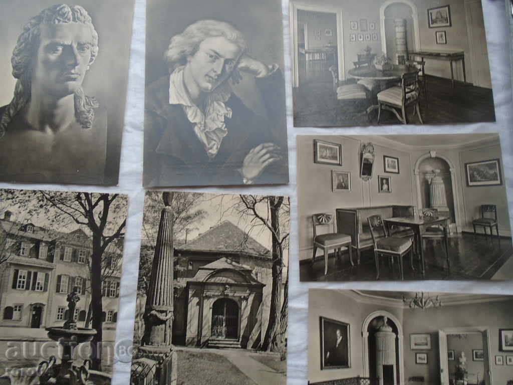 Auction ALBUM WITH 10 OLD POSTAL CARDS OF THE HOUSE OF SHILER Auction ALBUM WITH 10 OLD POSTAL CARDS OF THE HOUSE OF SHILER