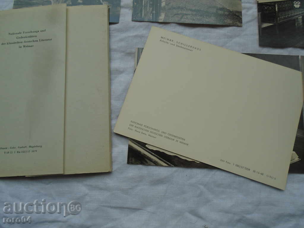 ALBUM WITH 10 OLD POSTAL CARDS OF THE HOUSE OF SHILER - 5 ALBUM WITH 10 OLD POSTAL CARDS OF THE HOUSE OF SHILER - 5