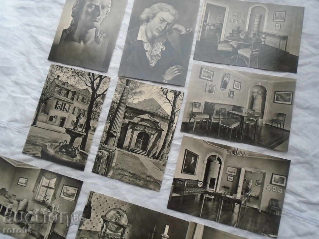 ALBUM WITH 10 OLD POSTAL CARDS OF THE HOUSE OF SHILER - 7 ALBUM WITH 10 OLD POSTAL CARDS OF THE HOUSE OF SHILER - 7