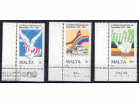 1984. Malta. 10 years Republic of Malta.