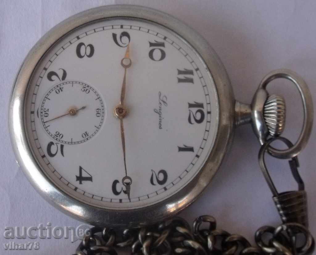 Auction  pocket watch-LONGINES