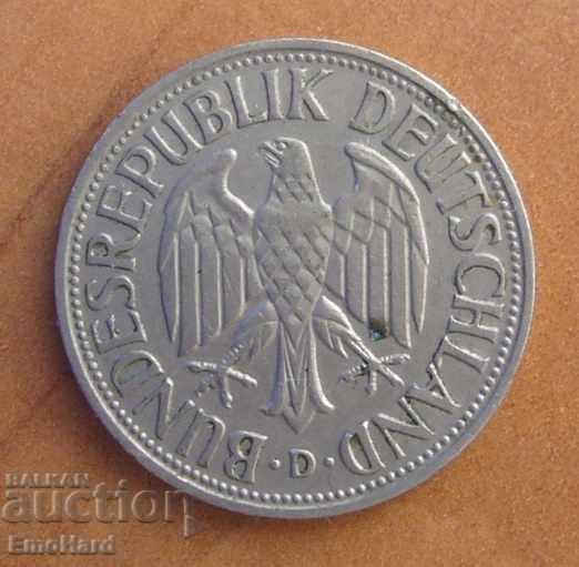 GERMANY 1 mark 1950 D with price € 0.60 | 1.17 BGN