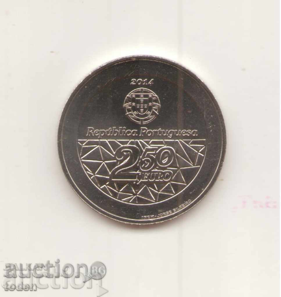 Portugalia - 2½ Euro - 2014 - KM# - Serviciul Național de Sănătate++ cu preț € 6.14 | 12.01 BGN