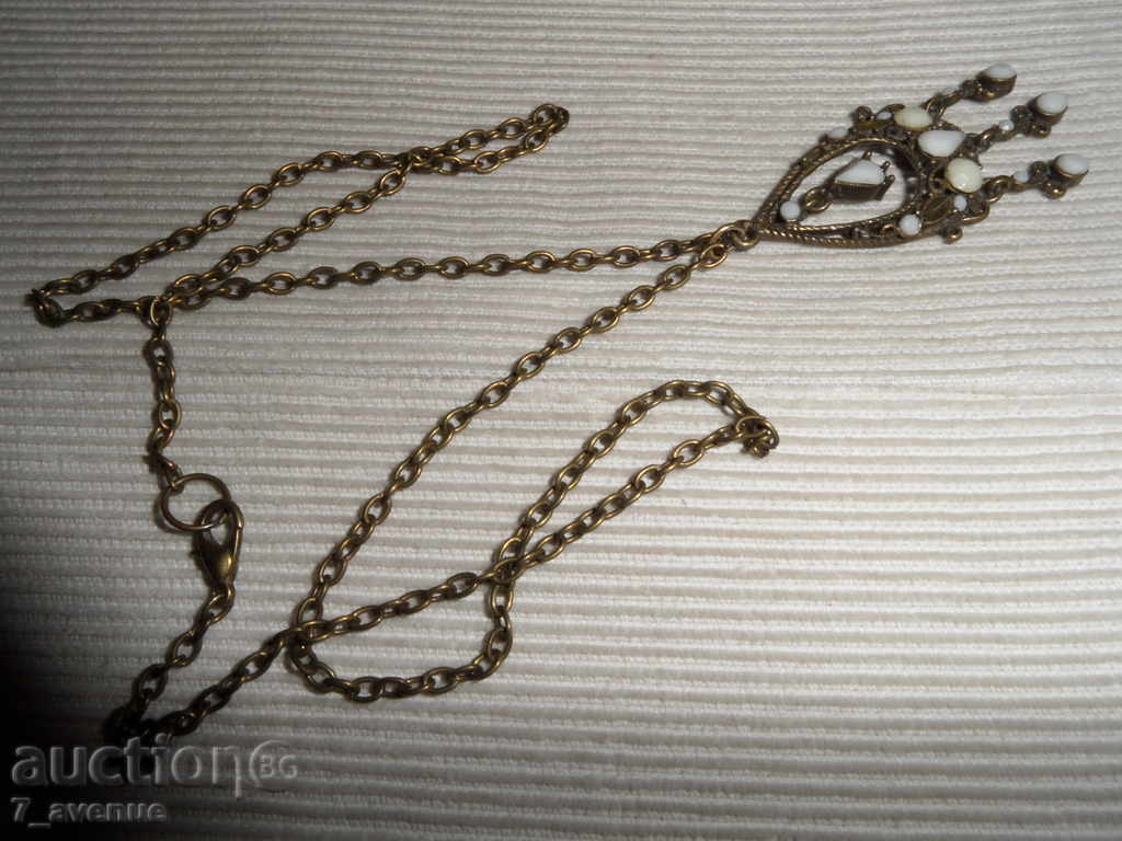 WHITE WITH WHITE STONES 54cm, Element 5 / 2,4cm WONDERFUL! with price 2.99 BGN | € 1.53