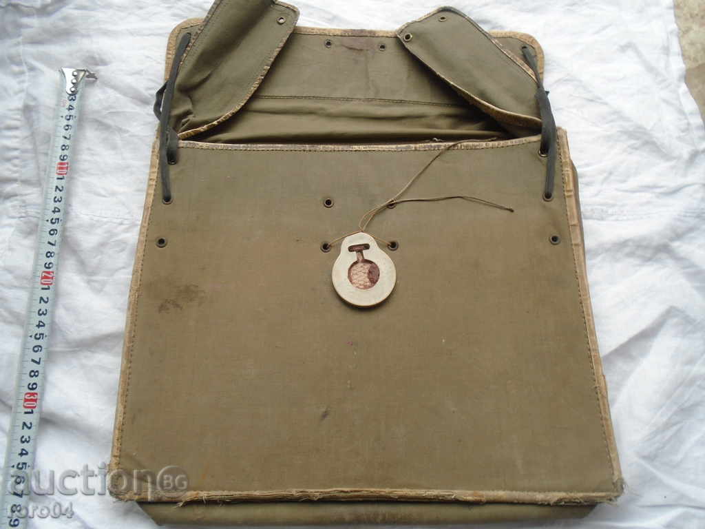 OLD ARMY BAG / PLANET FOR STRICT SECRETARY DOCUMENTS - 7 OLD ARMY BAG / PLANET FOR STRICT SECRETARY DOCUMENTS - 7