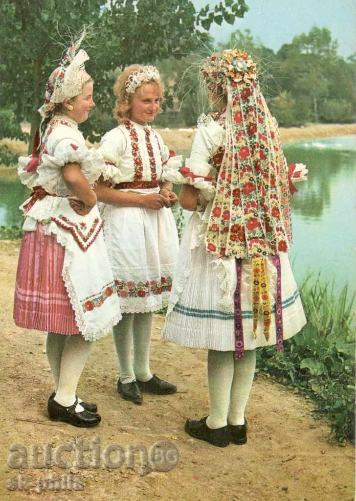 Καρτ ποστάλ Λαογραφικό - Ουγγρική φορεσιά