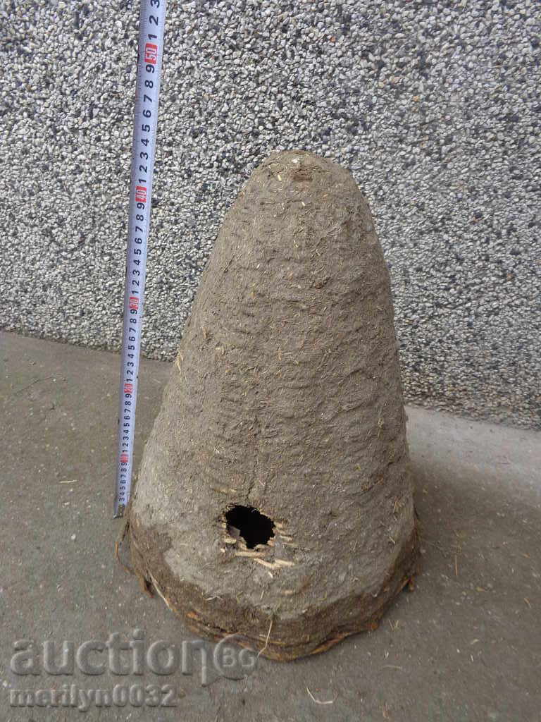 Auction Very old knit hive threshing basket wooden basket primitive Auction Very old knit hive threshing basket wooden basket primitive