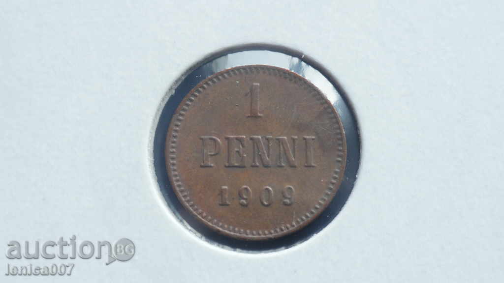 Auction Russia (Finland) 1909 - 1 penny Auction Russia (Finland) 1909 - 1 penny