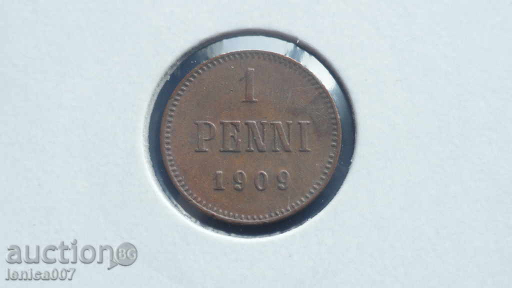 Russia (Finland) 1909 - 1 penny