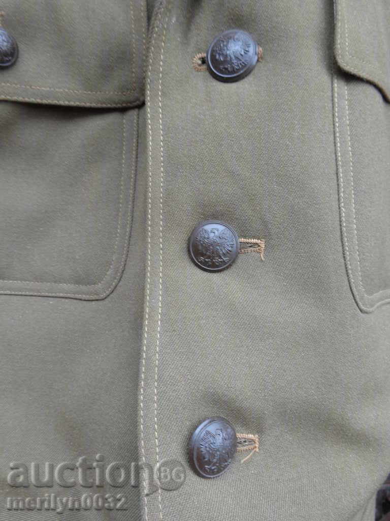 Доставка на Офицерска куртка ФРГ 60-те гододини пагон колан униформа Доставка на Офицерска куртка ФРГ 60-те гододини пагон колан униформа