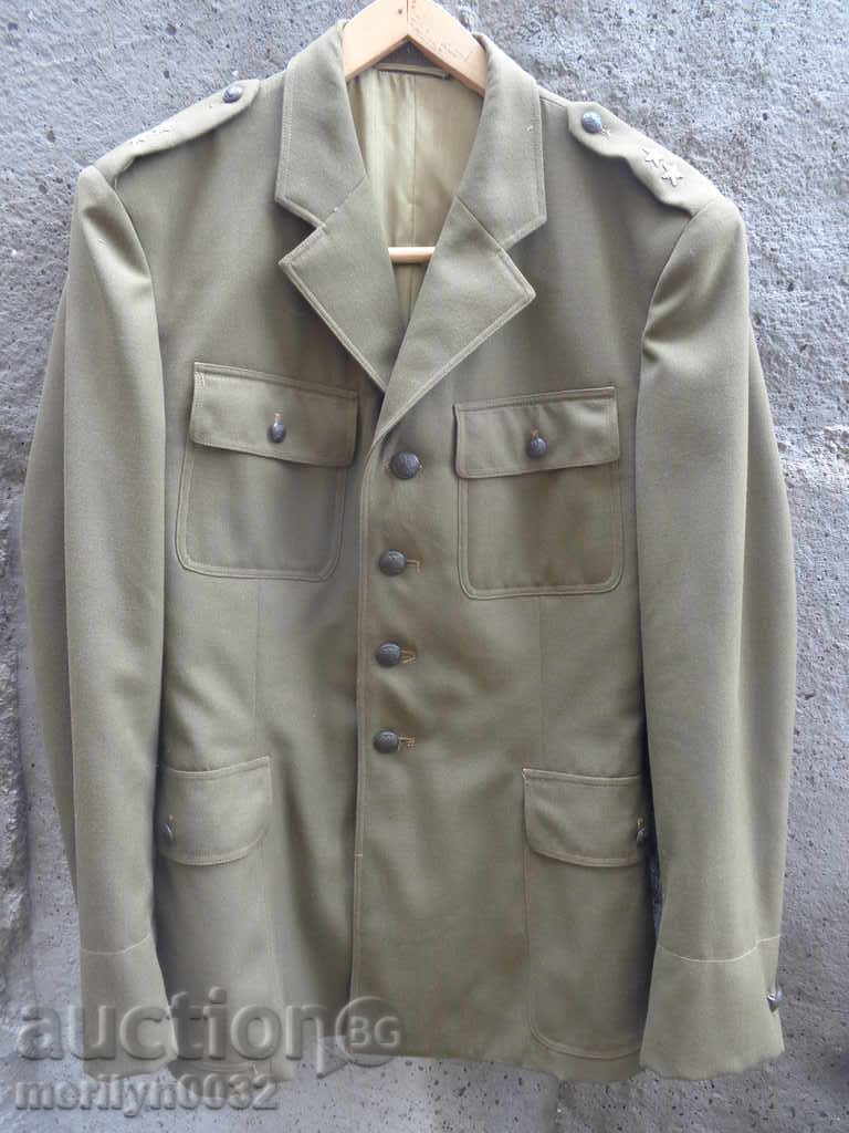 Jachetă de ofițer german uniformă de curea de umăr anii '60