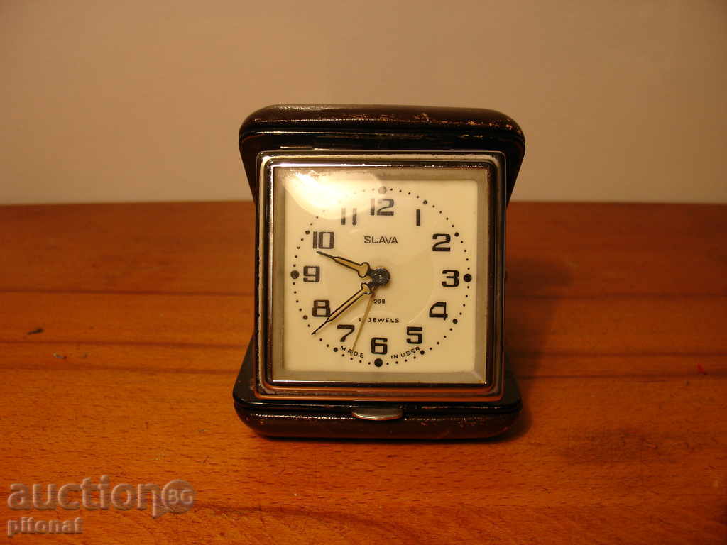 Collector 's clock alarm clock GLASS