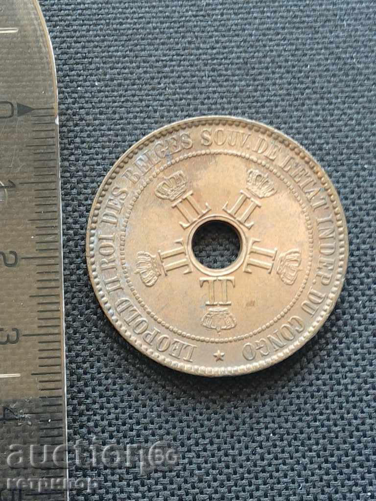 Auction 10 cents 1888 Belgian Congo Auction 10 cents 1888 Belgian Congo