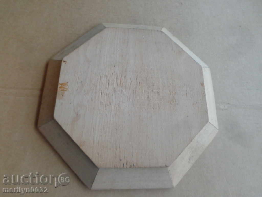 Pyrographic plate bowl of wooden tableware tray - 5 Pyrographic plate bowl of wooden tableware tray - 5