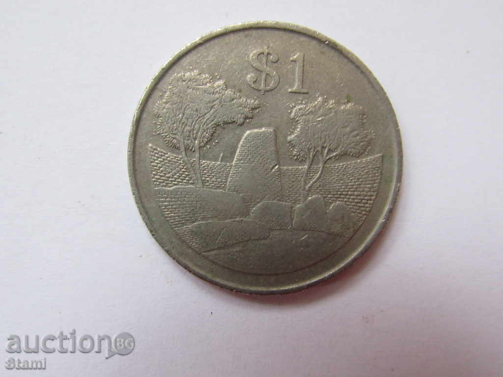 Ζιμπάμπουε 1 δολάριο τσάντα δίχτυ 1997, 330 m με τιμή 2.60 BGN | € 1.33