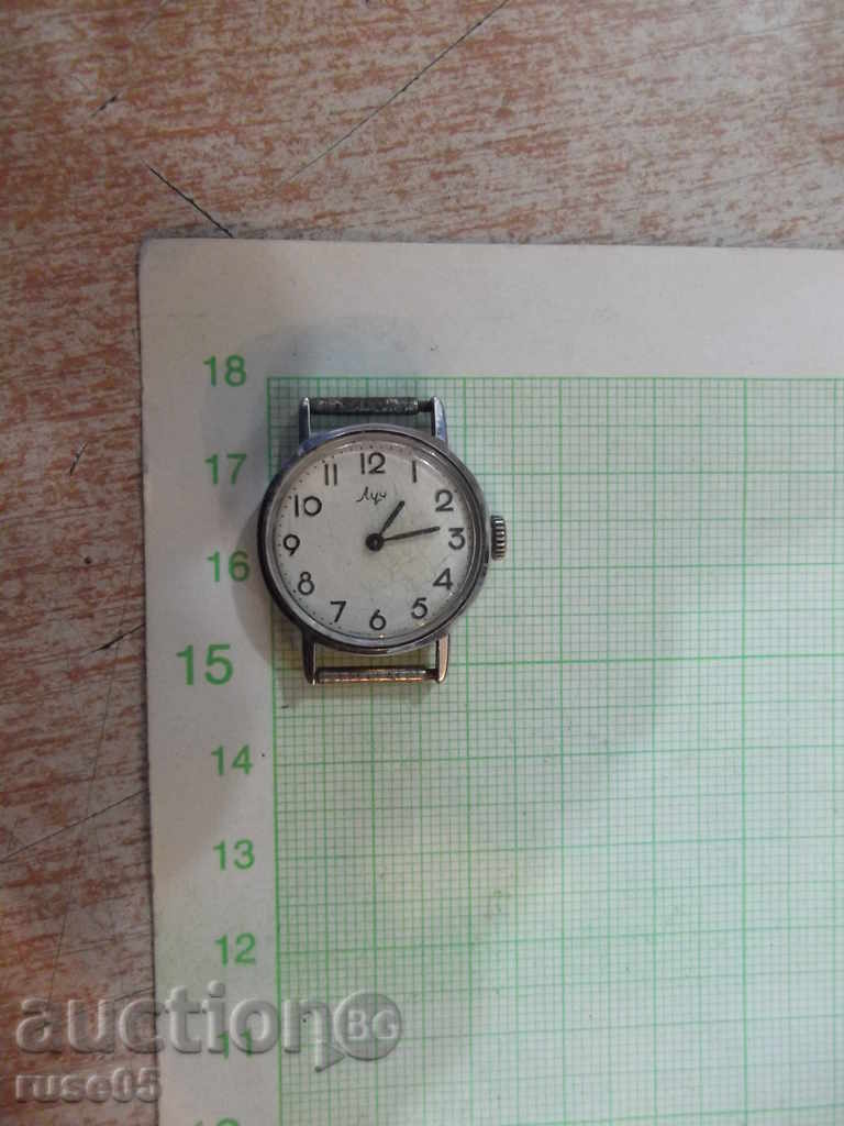 Clock "Luch" handmade female Soviet worker - 4