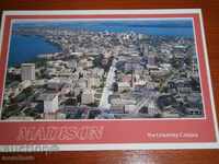 Carte poștală MADISON WISCONSIN Statele Unite ale Americii Universitatea din Wisconsin Statele Unite ale Americii