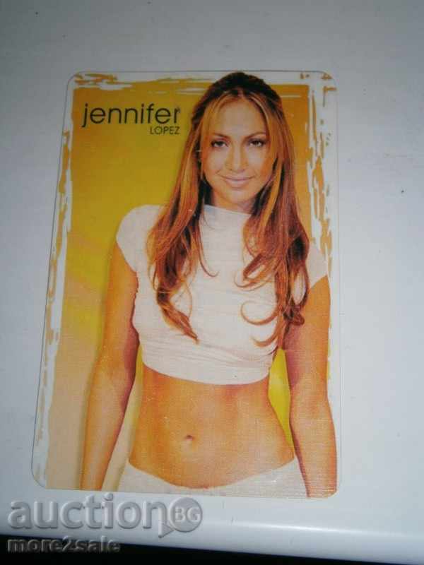 calendar de buzunar Jennifer Lopez - 2004