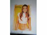 calendar de buzunar Jennifer Lopez - 2004