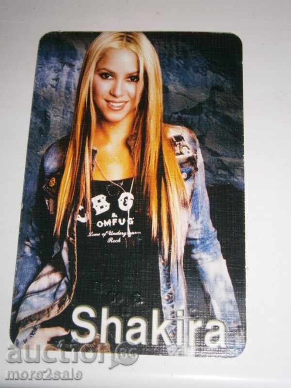 Shakira calendar de buzunar - 2004