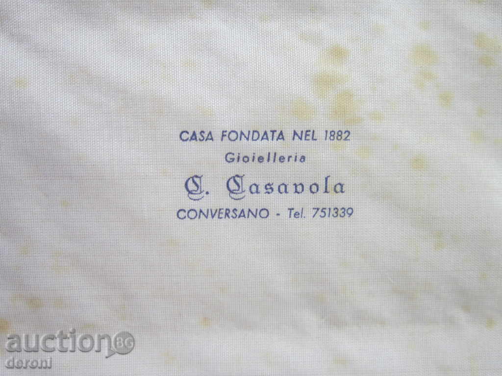 Auction Italian wooden box box for silverware 1882 Auction Italian wooden box box for silverware 1882