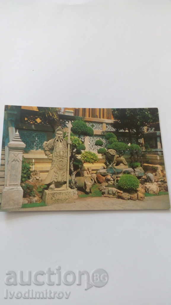 Пощенска картичка Bangkok, Thailand Wat Phra Kaeo Temple