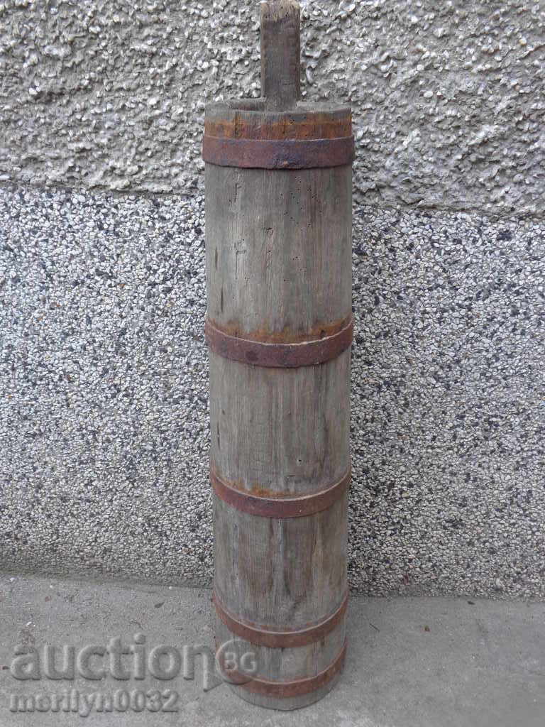 Piston for oil, wood, wood