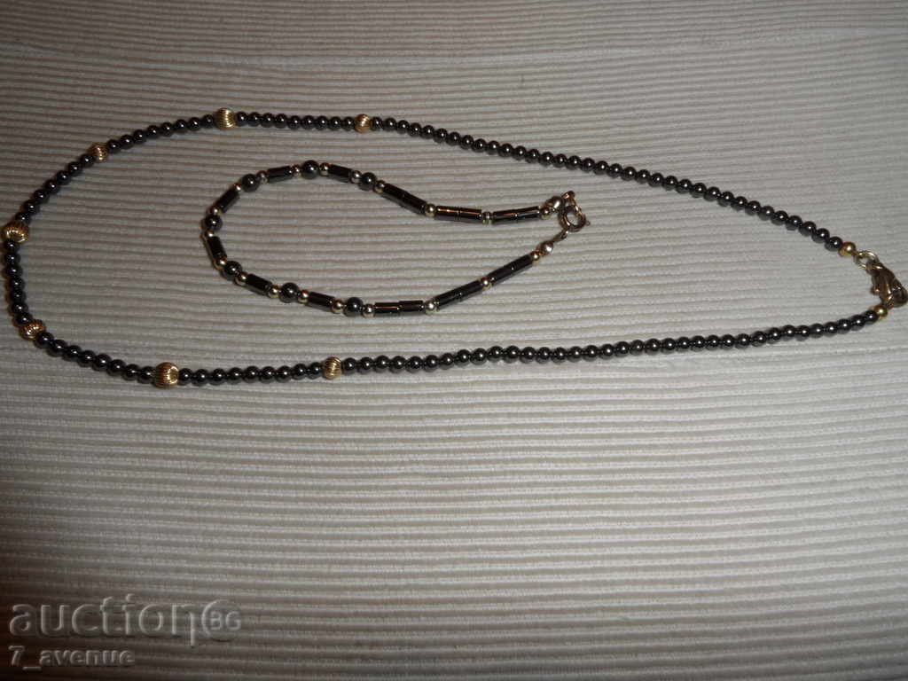 COLLECTION and GRAY - very beautiful and fresh, hematite, gold ???