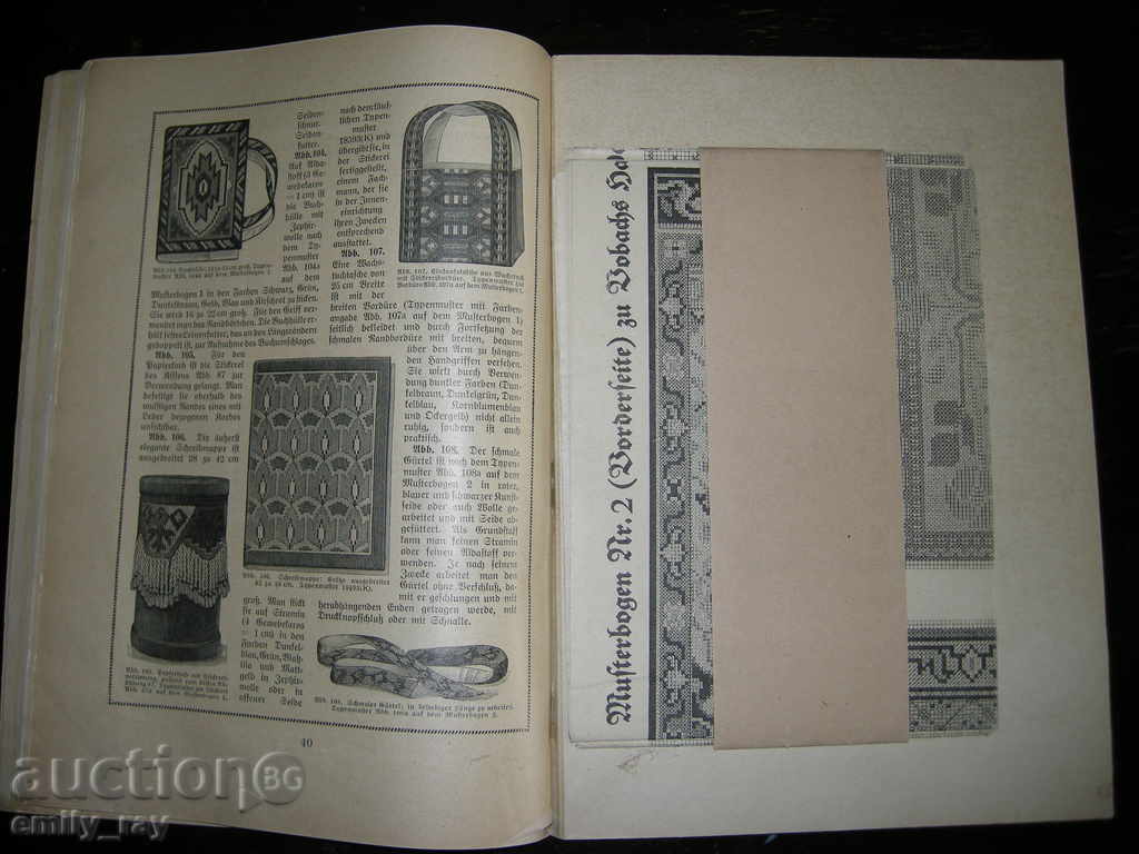 Delivery of Handbook / Handbook - Handmade knitting, embroidery