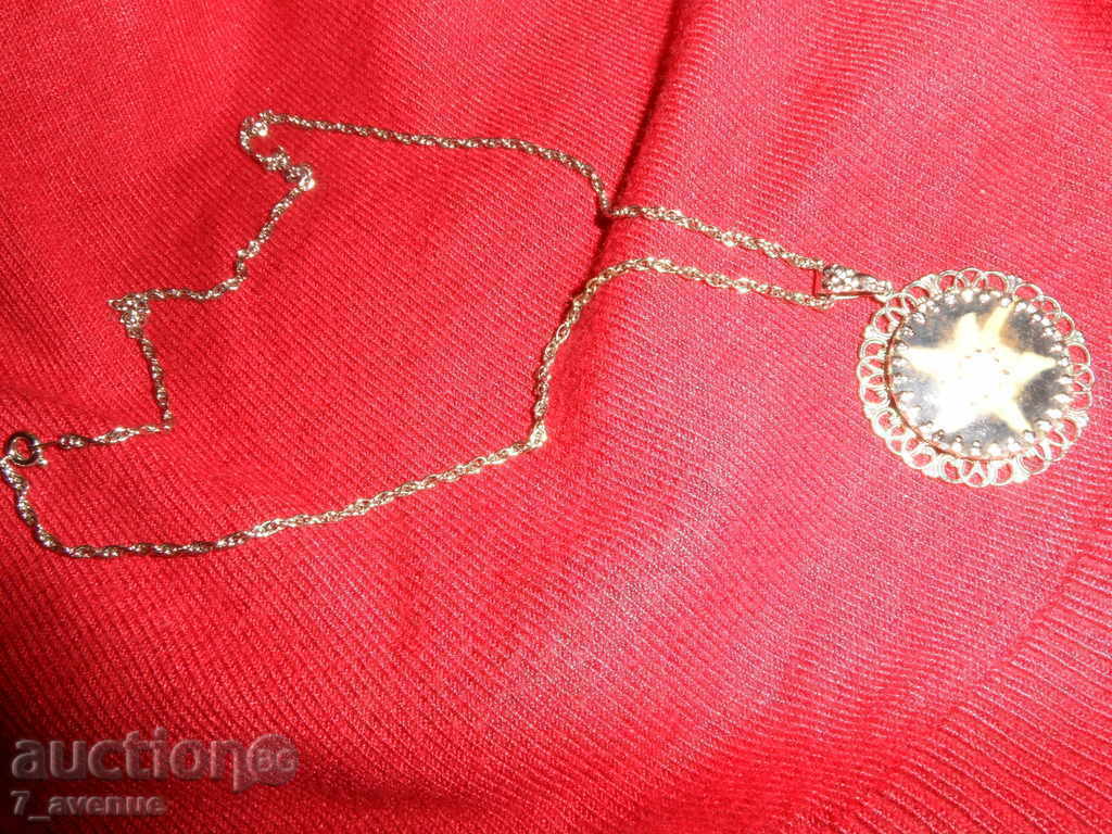 NECKLACE Est. edelweiss 38cm, diam 35mm with price 99.00 BGN | € 50.62 NECKLACE Est. edelweiss 38cm, diam 35mm with price 99.00 BGN | € 50.62