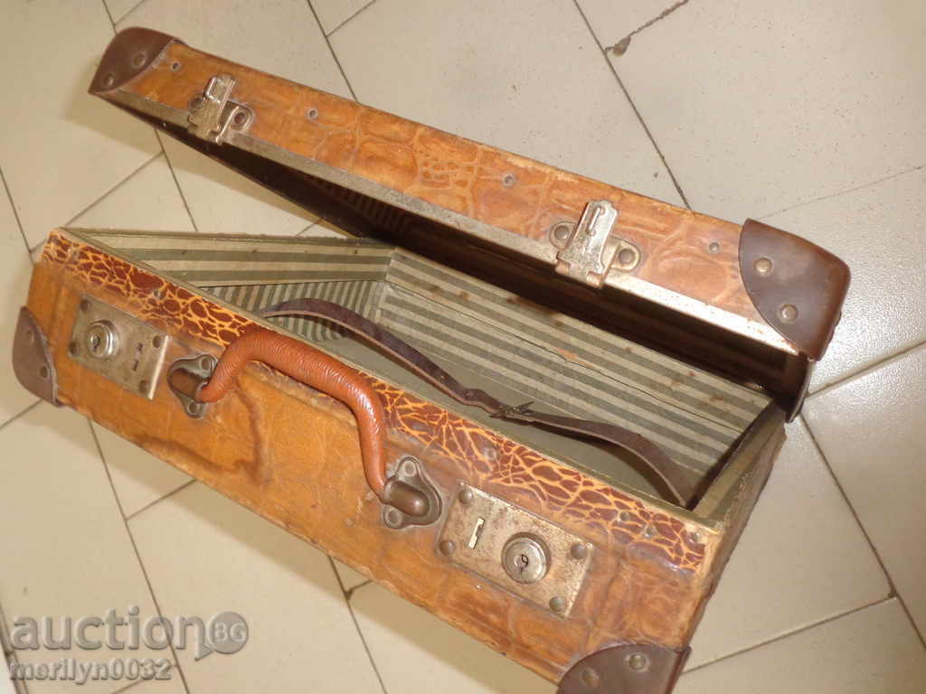 Very old case for vinyl plates 20th century 20th century bag - 7 Very old case for vinyl plates 20th century 20th century bag - 7