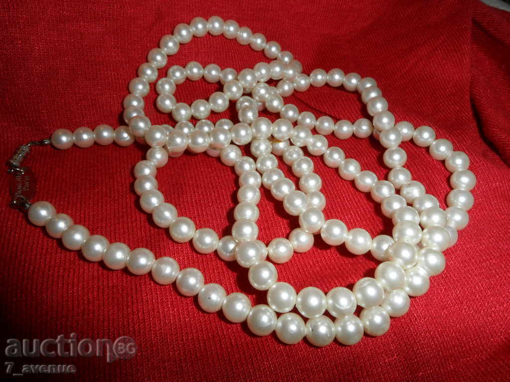 Pearl necklace, very long 120 cm Paris. Christmas promotions!