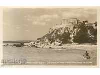 Old postcard - summer.Varna, pergola by the coast