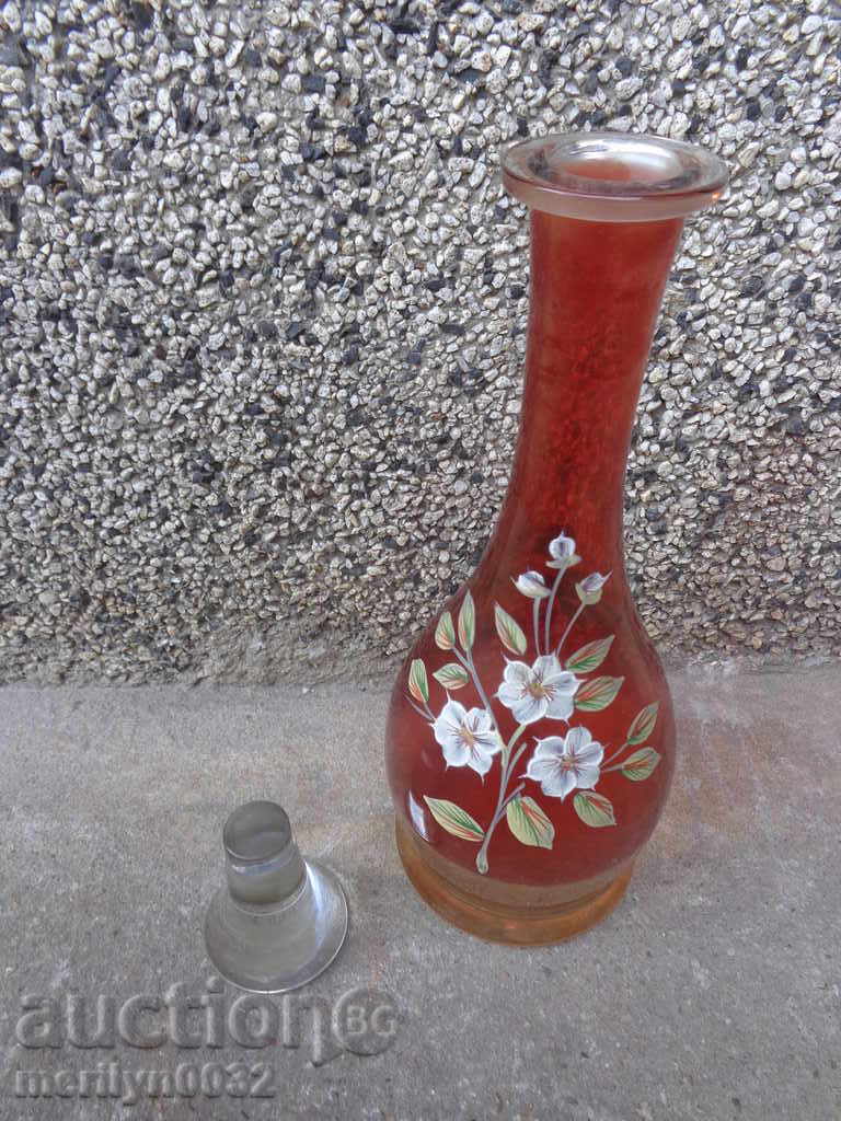 Carnation plug earta bottle gilded painting of the 20th century - 6