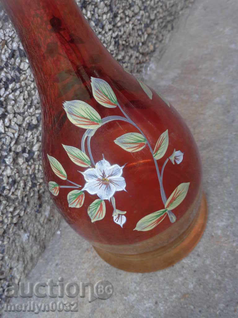 Carnation plug earta bottle gilded painting of the 20th century - 7