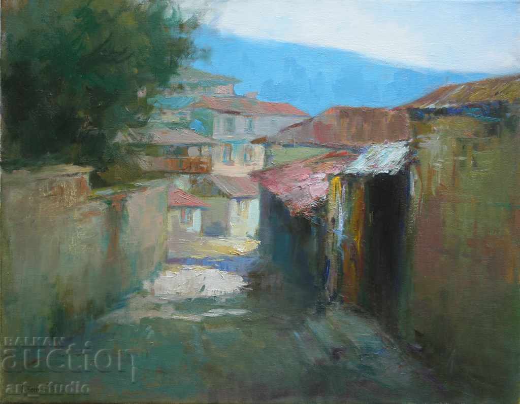 În jurul orașului vechi - vopsele în ulei cu preț € 250.53 | 489.99 BGN