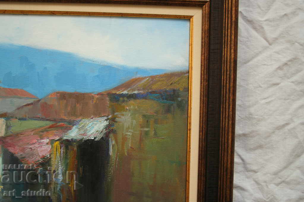 În jurul orașului vechi - vopsele în ulei - 6