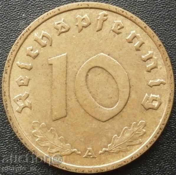 10 райхпфениг 1937г. Германия