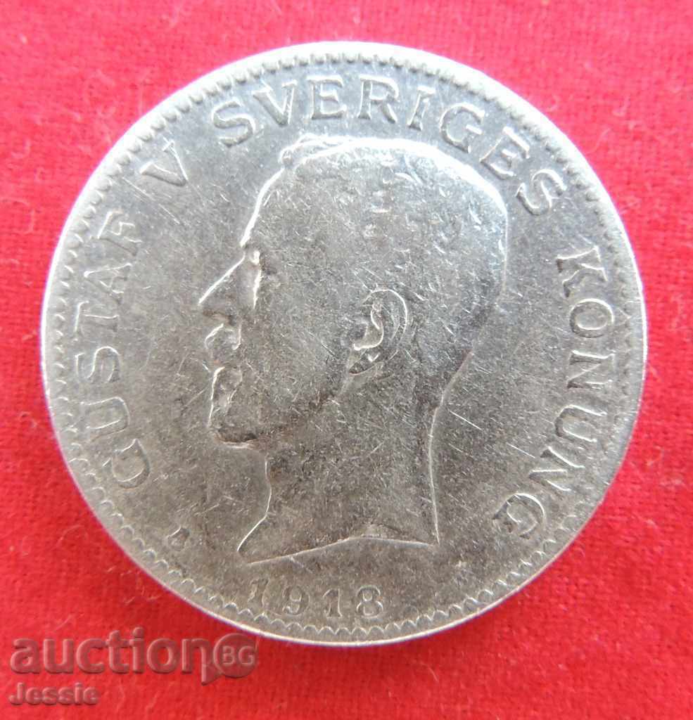 1 Krone Sweden 1918 W Silver with price 29.90 BGN | € 15.29 1 Krone Sweden 1918 W Silver with price 29.90 BGN | € 15.29